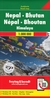 Książka ePub Nepal, Bhutan, 1:800 000 - brak