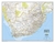 Książka ePub Afryka PoÅ‚udniowa Classic mapa Å›cienna polityczna na podkÅ‚adzie, 1:3 044 000 - brak