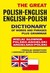 Książka ePub The Great Polish-English English-Polish Dictionary of Words and Phrases plus Grammar / Wielki sÅ‚ownik polsko-angielski angielsko-polski + przeglÄ…d - Jacek Gordon