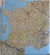 Książka ePub Francja mapa Å›cienna samochodowa arkusz papierowy 1:1 000 000 - brak