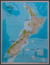 Książka ePub Nowa Zelandia Classic mapa Å›cienna polityczna na podkÅ‚adzie do wpinania 1:2 300 000 - brak