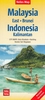 Książka ePub Malaysia-East, Brunei, Indonesia: Kalimantan, 1:1 500 000 - brak