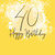Książka ePub Karnet Swarovski kwadrat Urodziny 40 - brak