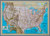 Książka ePub USA Classic mapa Å›cienna polityczna na podkÅ‚adzie do wpinania 1:4 561 000 - brak