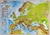 Książka ePub Europa fizyczna mapa Å›cienna - naklejka 1:7 000 000 - brak