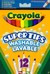 Książka ePub Flamastry Crayola spieralne pastelowe Supertips 12 sztuk - brak