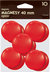 Książka ePub Magnesy 40 mm czerwone 10 sztuk - brak