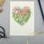 Książka ePub Karnet A092 B6 + koperta Serce z kwiatami - brak