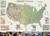 Książka ePub Parki Narodowe StanÃ³w Zjednoczonych mapa Å›cienna na podkÅ‚adzie magnetycznym, 1:5 200 000 - brak