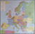 Książka ePub Europa mapa Å›cienna polityczno-drogowa na podkÅ‚adzie do wpinania znacznikÃ³w 1:3 000 000 - brak