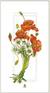 Książka ePub Karnet kwiaty maki 12x23 + koperta - brak