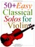 Książka ePub 50] Easy Classical Solos for Violin [KSIÄ„Å»KA] - brak