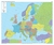 Książka ePub Europa mapa kodÃ³w pocztowych arkusz laminowany 1:3 750 000 - brak