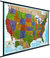 Książka ePub USA Decorator mapa Å›cienna polityczna 1:2 815 000 - brak