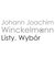 Książka ePub Listy - Johann Joachim Winckelmann