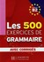 Książka ePub Les 500 Exercices de Grammaire B2 avec corriges - brak
