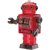 Książka ePub Robot czerwony Crystal Puzzle 3D - brak