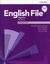 Książka ePub English File Beginner Workbook without key - brak