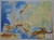 Książka ePub Europa mapa Å›cienna plastyczna w ramie 1:7 000 000 - brak