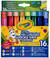 Książka ePub Mini markery Pipsqueaks Wacky Tips 16 kolorÃ³w 8709 Crayola - brak