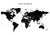 Książka ePub The World mapa Å›cienna polityczna - naklejka XXL - brak