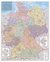 Książka ePub Niemcy mapa Å›cienna kody pocztowe arkusz laminowany 1:750 000 - brak