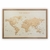 Książka ePub The World. Mapa Å›wiata 3D - grawerowana w drewnie, 840x640 mm - brak