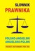 Książka ePub SÅ‚ownik prawnika polsko angielski angielsko polski - Gordon Jacek