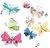 Książka ePub Karnet kwadrat z kopertÄ… Fluttering Butterflies - brak