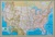 Książka ePub USA Classic mapa Å›cienna polityczna na podkÅ‚adzie do wpinania 1:2 815 000 - brak