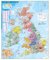 Książka ePub Wielka Brytania mapa Å›cienna kody pocztowe arkusz laminowany 1:1 200 000 - brak