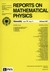 Książka ePub Reports on Mathematical Physics 79/1 2017 - brak