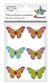 Książka ePub Drewniane motyle 3D guziki na piance mix 6szt | - brak