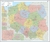 Książka ePub Polska mapa Å›cienna kody pocztowe na podkÅ‚adzie magnetycznym 1:500 000 - brak