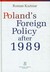 Książka ePub POLAND'S FOREIGN POLICY AFTER 1939 - brak