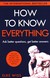 Książka ePub How to Know Everything - Wiss Elke