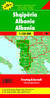Książka ePub Mapa samochodowa - Albanien 1:150 000 - praca zbiorowa