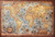 Książka ePub Åšwiat mapa Å›cienna stylizowana arkusz papierowy 1:33 000 000 - brak