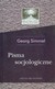 Książka ePub Pisma socjologiczne - Simmel Georg