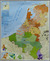 Książka ePub Benelux Belgia Holandia Luksemburg mapa Å›cienna kody pocztowe na podkÅ‚adzie do wpinania 1:420 000 - brak