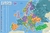 Książka ePub Europa mapa Å›cienna kody pocztowe arkusz laminowany - brak