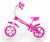 Książka ePub Rowerek biegowy Dragon z hamulcem pink. MILLY MALLY - brak