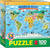 Książka ePub Puzzle 100 Smartkids Illustrated Map of the World 6100-5554 - brak