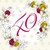 Książka ePub Karnet Swarovski kwadrat Urodziny 40 kwiaty - brak