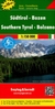 Książka ePub Tyrol PoÅ‚udniowy, Bolzano, 1:150 000 - brak