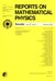 Książka ePub Reports on Mathematical Physics 87/1 - brak