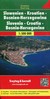 Książka ePub SÅ‚owenia Chorwacja BoÅ›nia Mapa 1:500 000 - praca zbiorowa