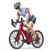 Książka ePub Figurka kolarza z rowerem gÃ³rskim - brak