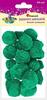 Książka ePub Pompony akrylowe zielone 24szt. - brak