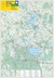 Książka ePub Wielkie Jeziora Mazurskie mapa Å›cienna na podkÅ‚adzie magnetycznym, 1:70 000 - brak